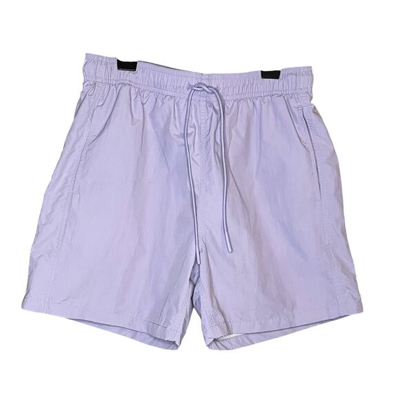Standard Cloth Men’s Swim Trunks Sz M Lavender Nylon Lined Quick Dry Pool Shorts - Picture 1 of 11